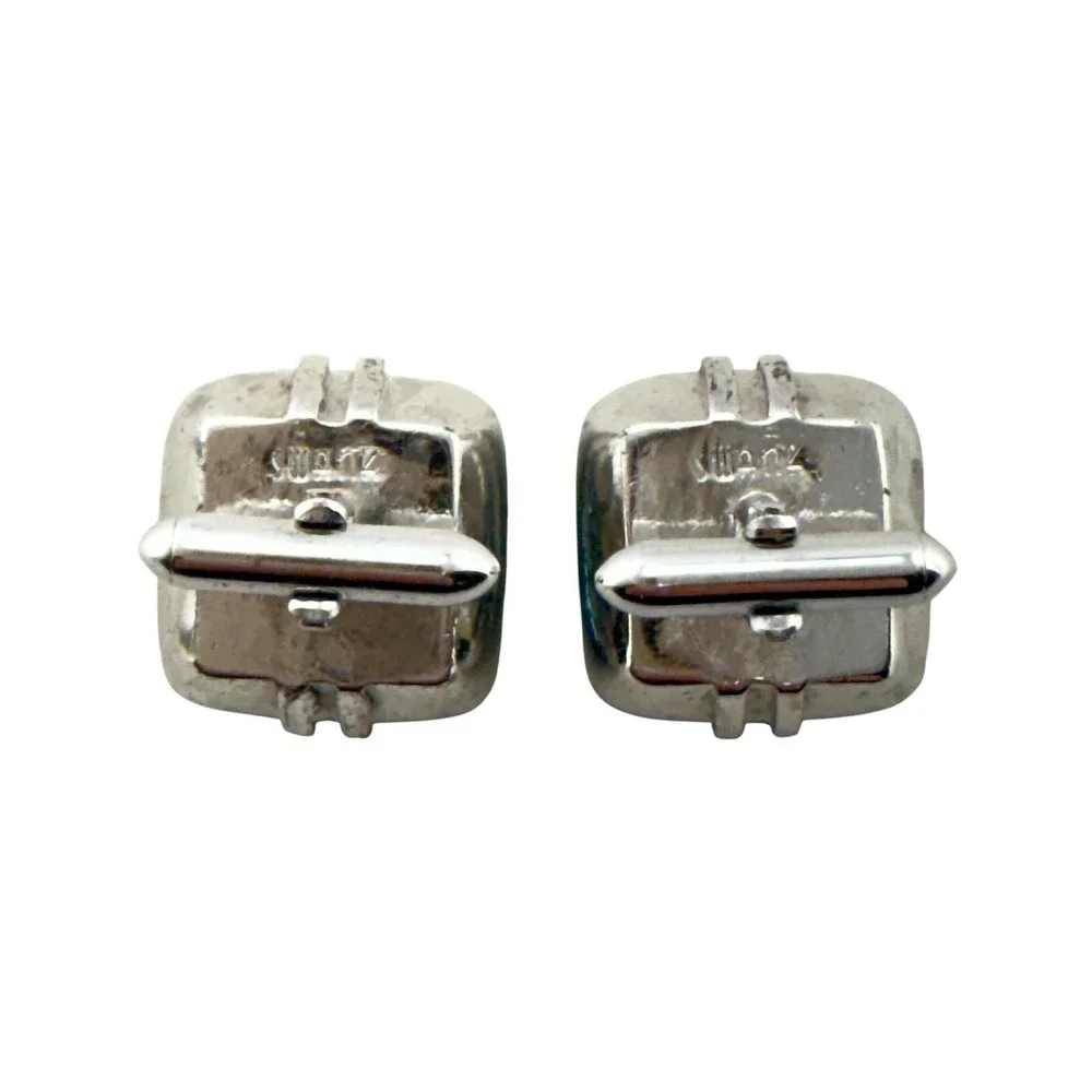 Swank Arc de Triomphe Cufflinks Bavarian Crystal Arts of the World Vintage